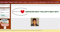 Desktop Screenshot of bierdener-holzstuebchen.com